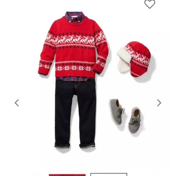 Janie & Jack | Reindeer Sweater🦌🎄| Toddler Boy 2T| Holiday, Christmas, Preppy - Picture 3 of 8